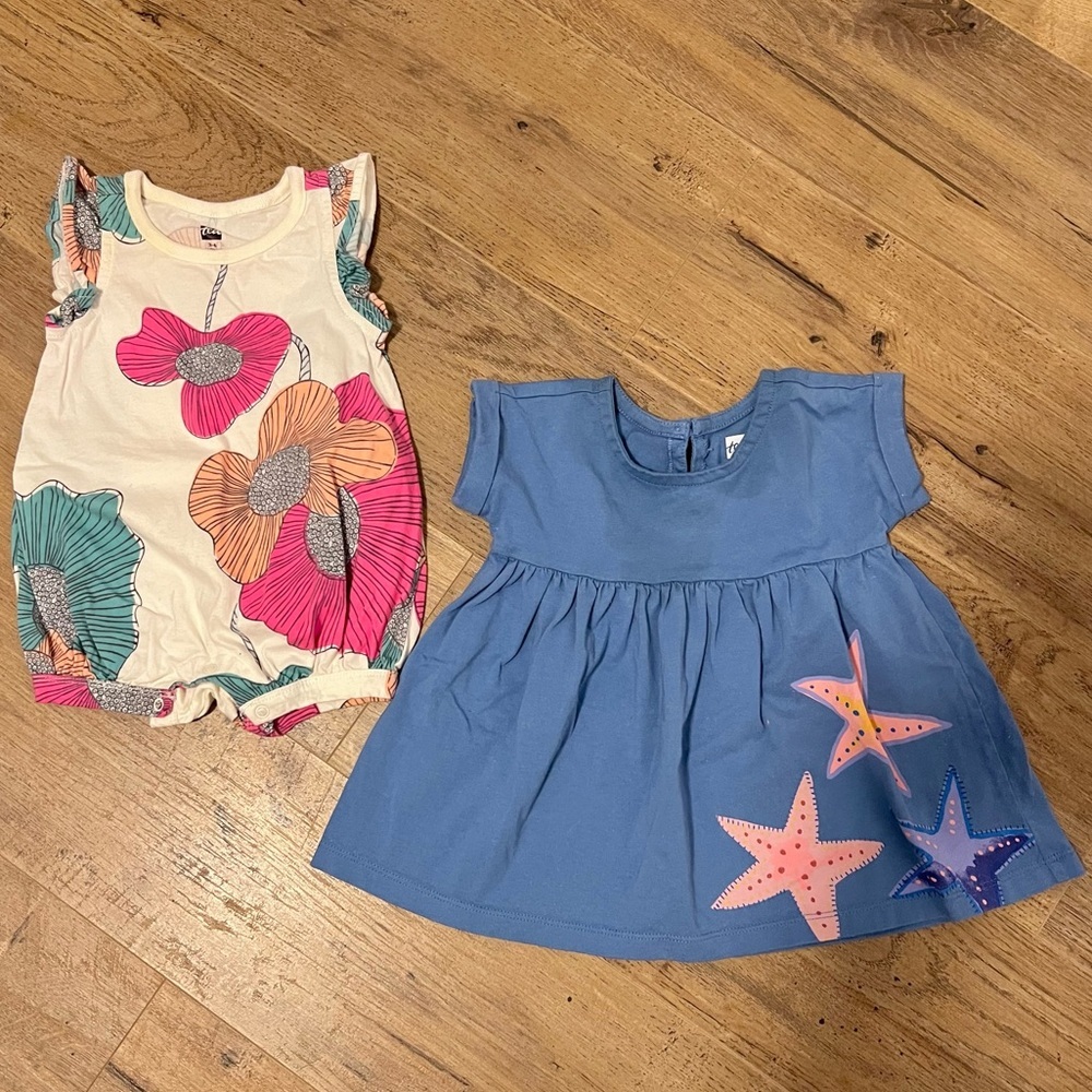 Tea Collection 3-6 Month 2 Piece Girl Bundle
